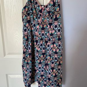 Floral spaghetti strap dress
